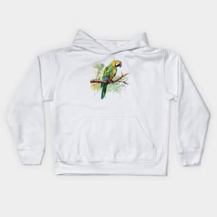 Military Macaw Kids Hoodie